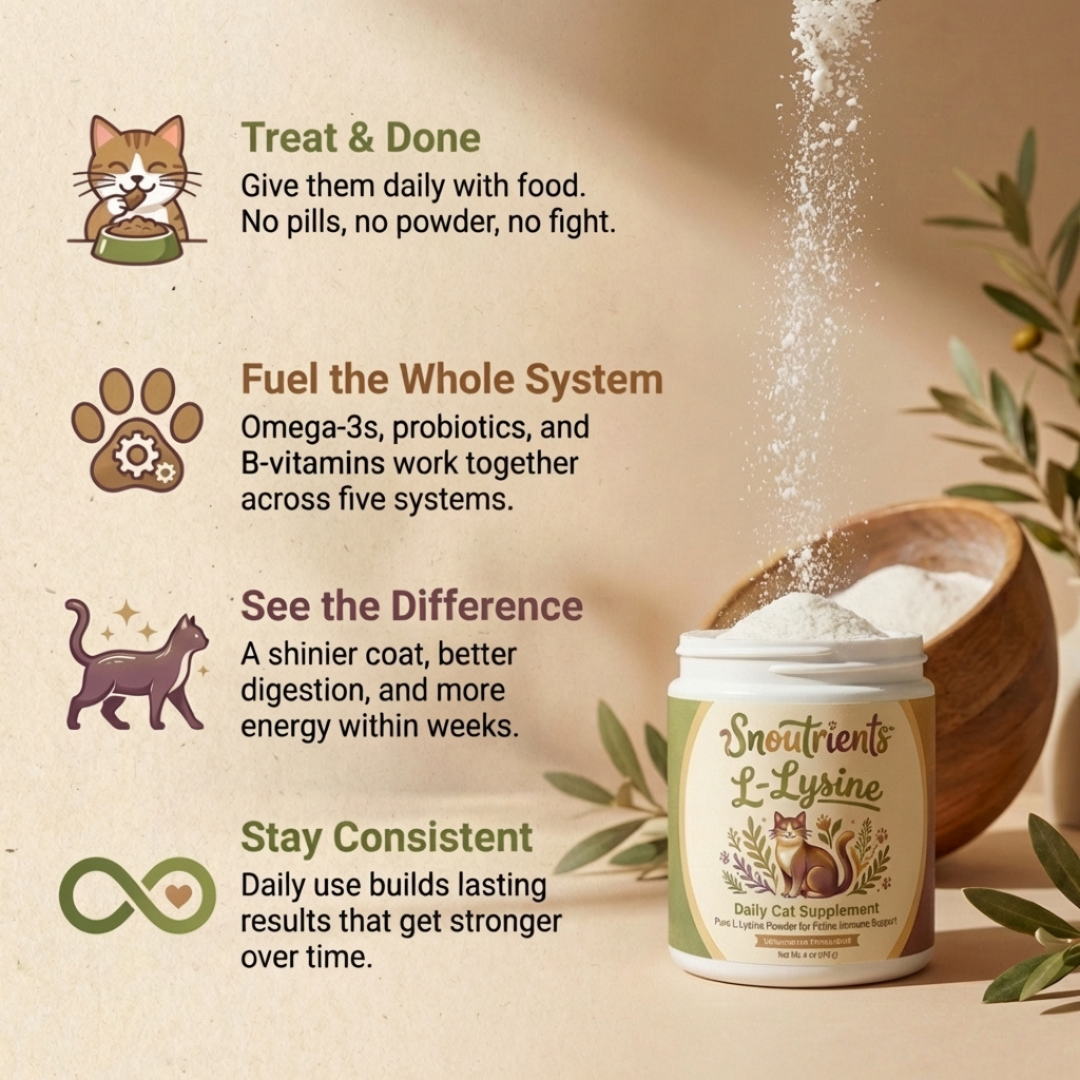 Snoutrients™ L-Lysine For Cats
