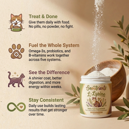 Snoutrients™ L-Lysine For Cats
